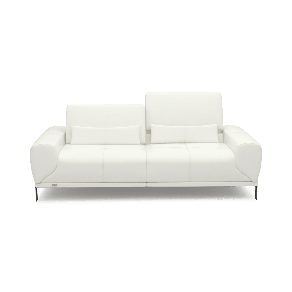 WILFORD – Modular Fabric / Leather Sofa with Adjustable Backrest (3-seater)