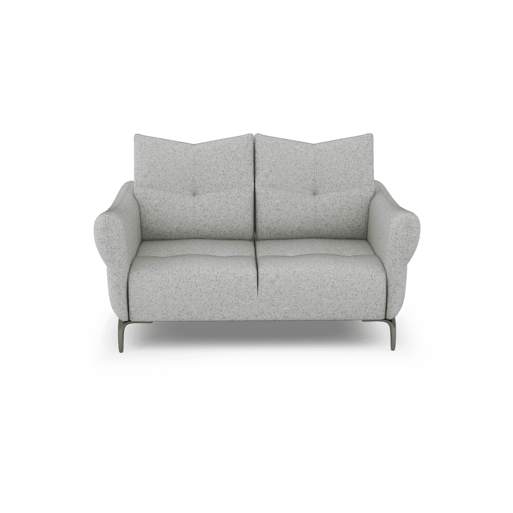 AFFING – Modular Push-Back Fabric / Leather Sofa (2-seater)
