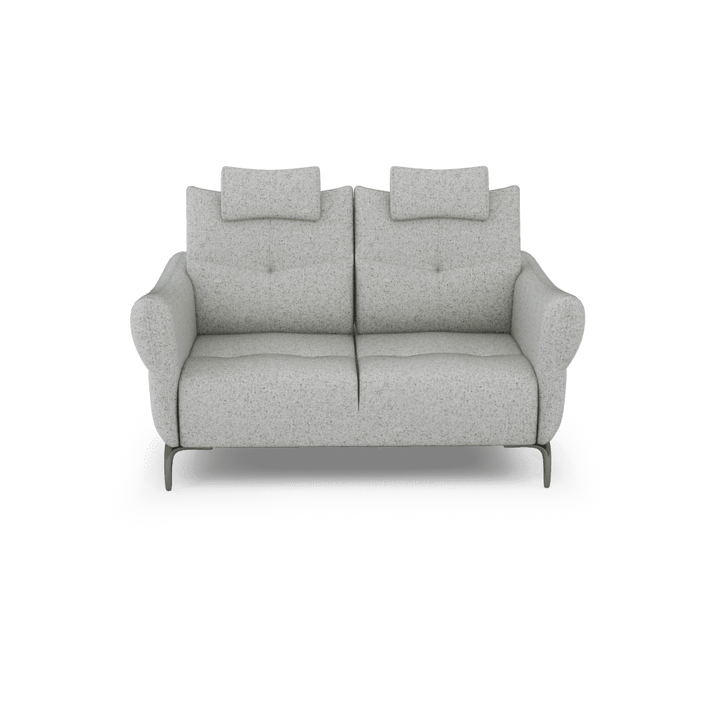 AFFING – Modular Push-Back Fabric / Leather Sofa (2-seater)