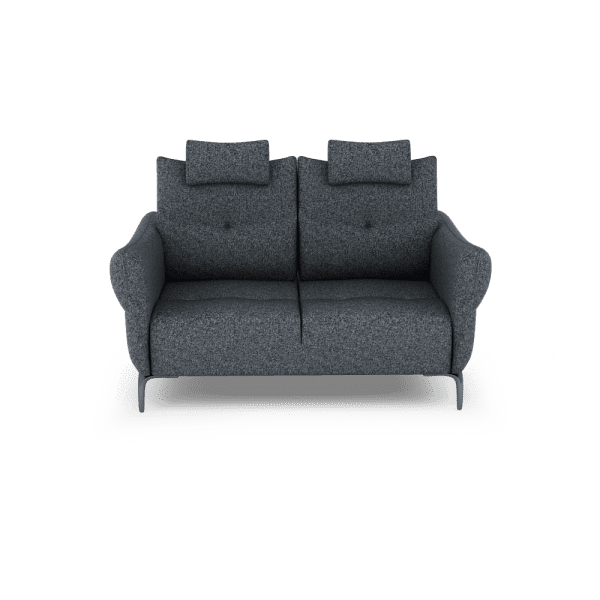 AFFING – Modular Push-Back Fabric / Leather Sofa (2-seater)