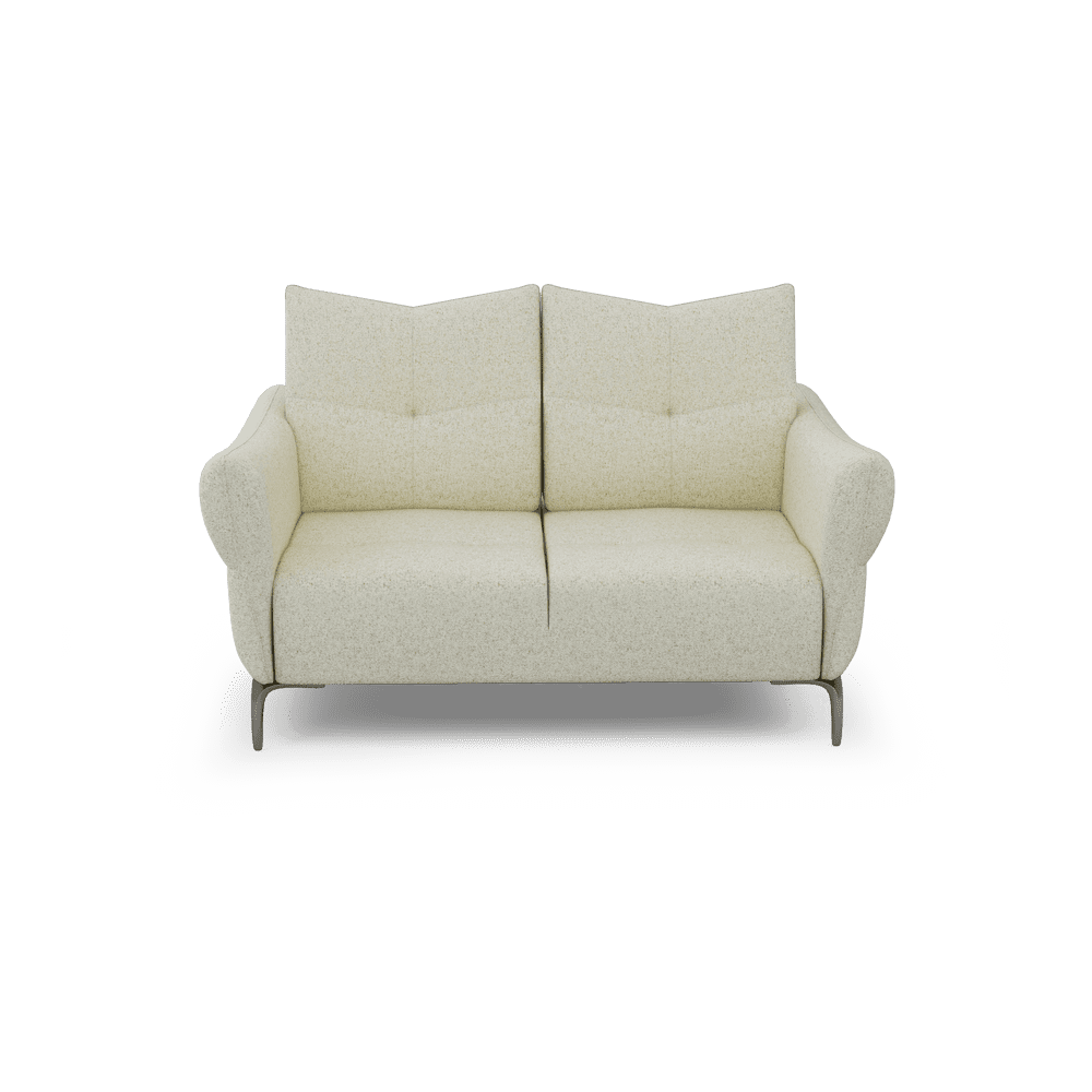 AFFING – Modular Push-Back Fabric / Leather Sofa (3-seater)