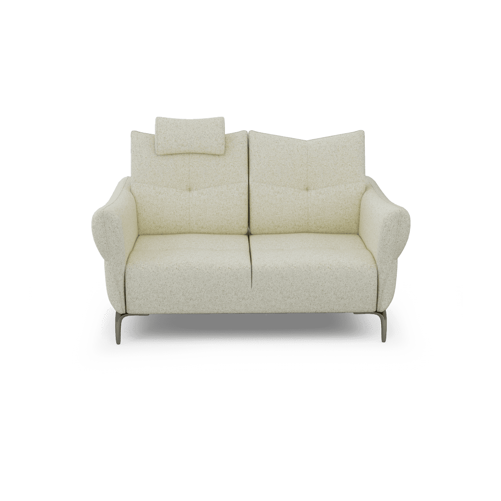 AFFING – Modular Push-Back Fabric / Leather Sofa (3-seater)