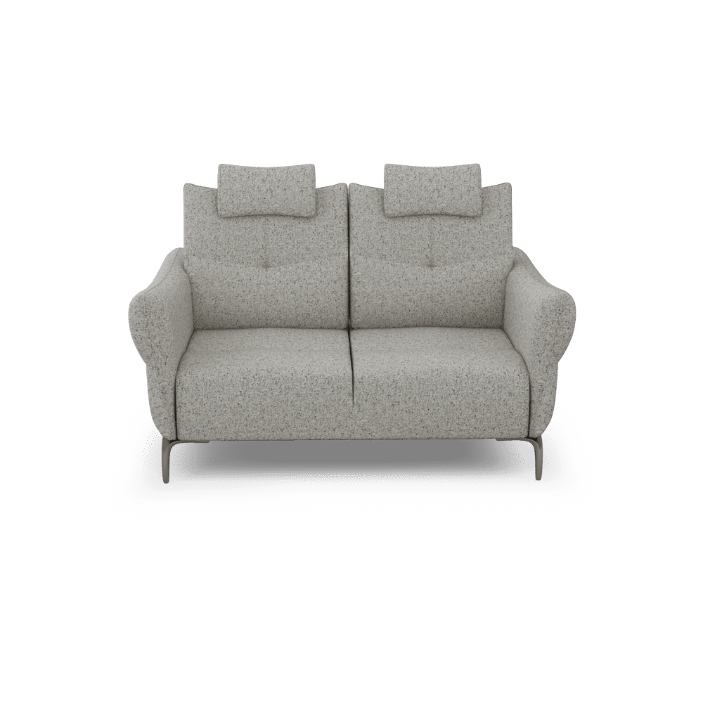 AFFING – Modular Push-Back Fabric / Leather Sofa (2-seater)