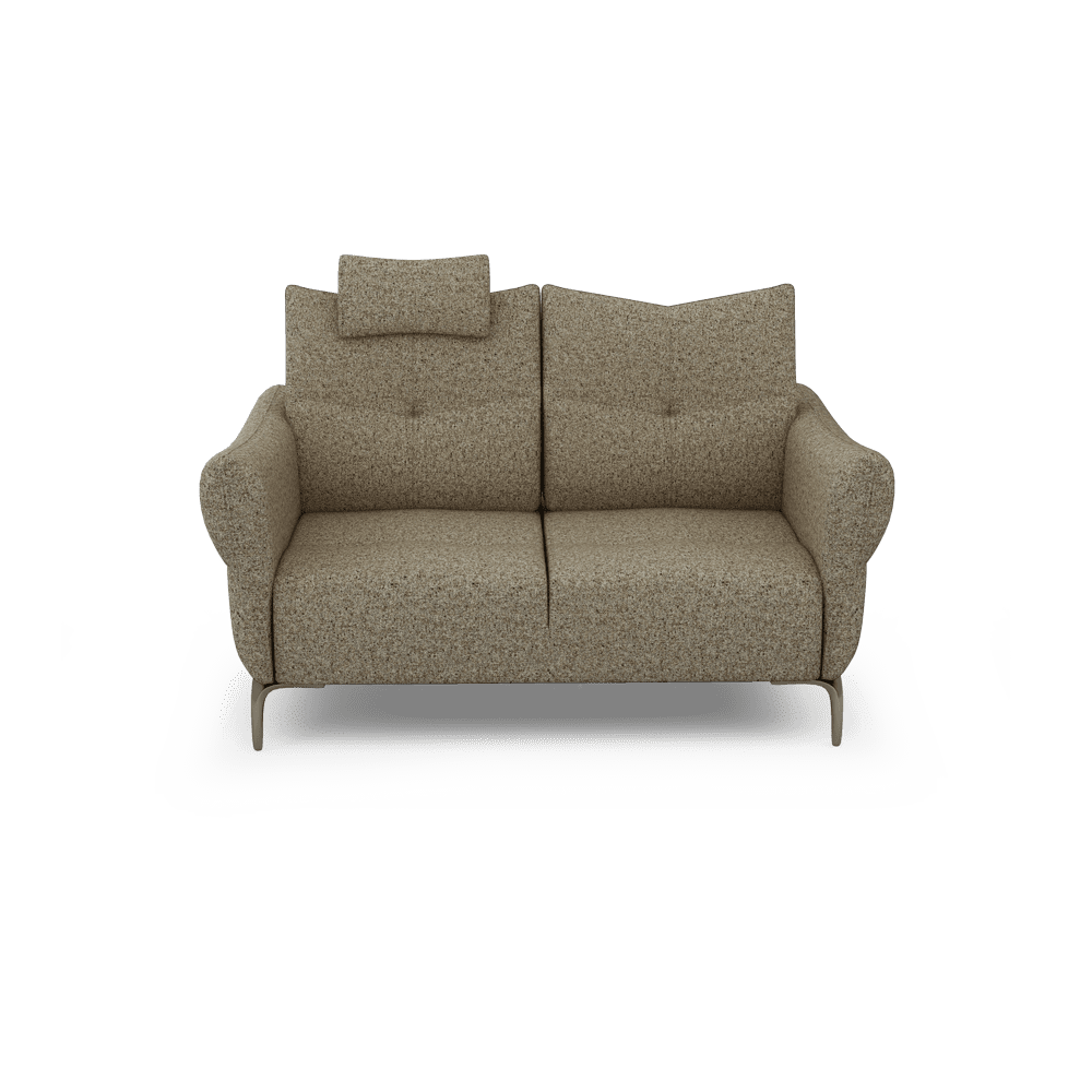 AFFING – Modular Push-Back Fabric / Leather Sofa (3-seater)
