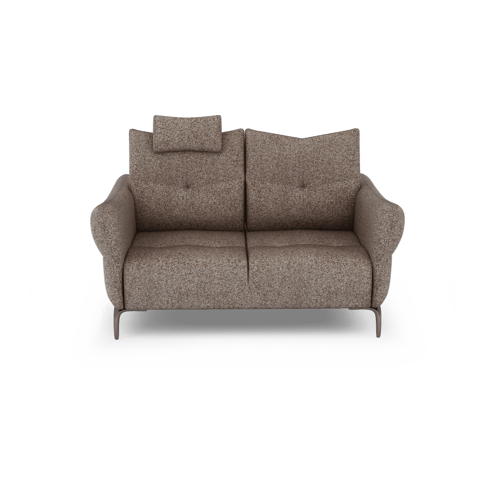 AFFING – Modular Push-Back Fabric / Leather Sofa (3-seater)