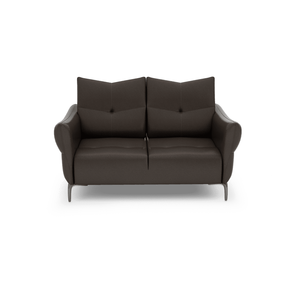 AFFING – Modular Push-Back Fabric / Leather Sofa (2-seater)