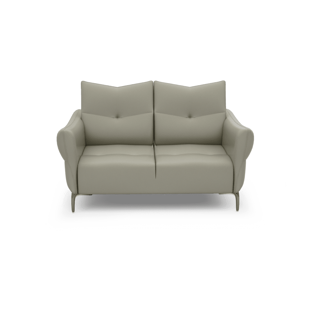 AFFING – Modular Push-Back Fabric / Leather Sofa (3-seater)