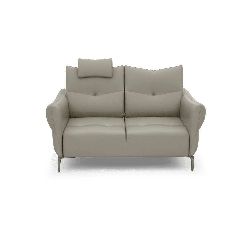 AFFING – Modular Push-Back Fabric / Leather Sofa (3-seater)