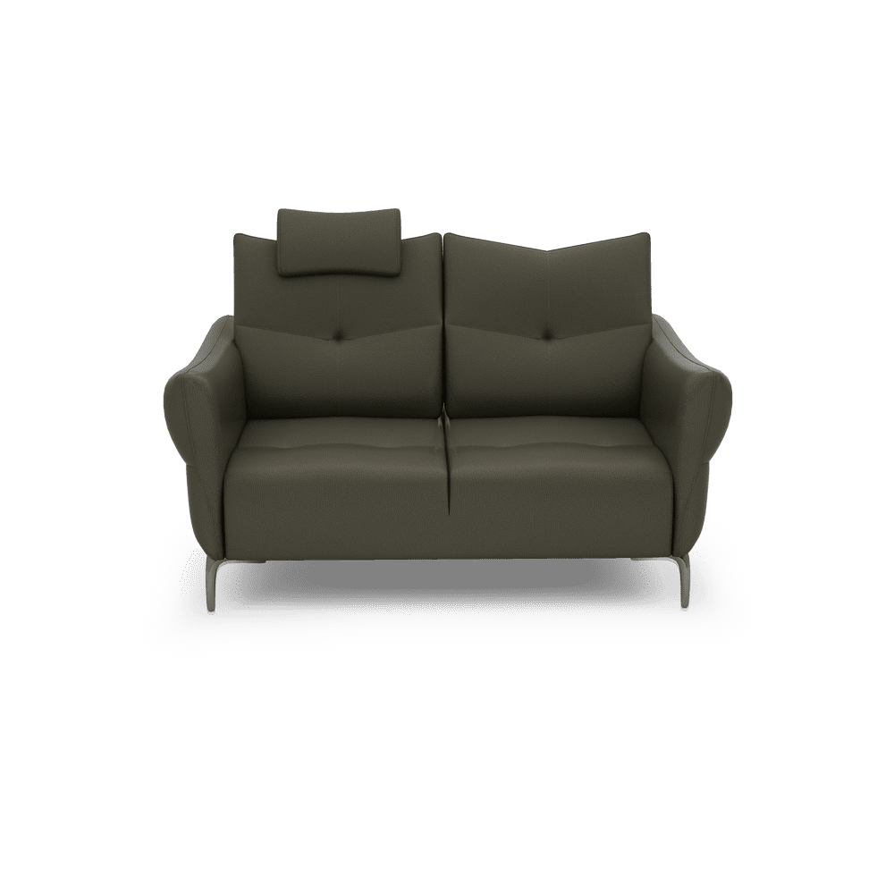 AFFING – Modular Push-Back Fabric / Leather Sofa (3-seater)