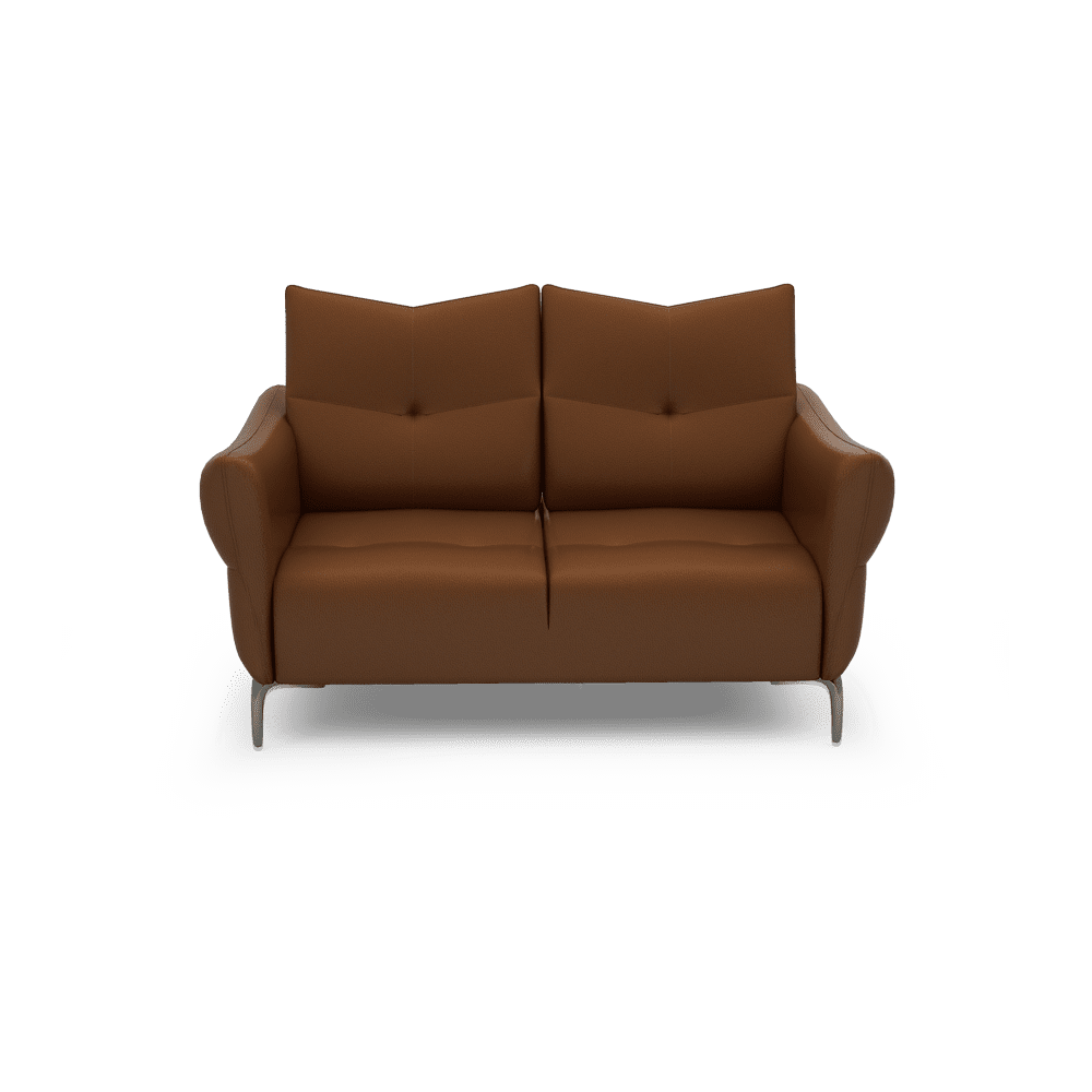 AFFING – Modular Push-Back Fabric / Leather Sofa (3-seater)