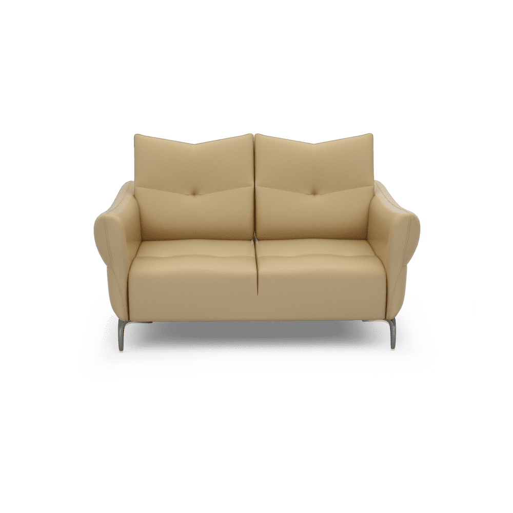 AFFING – Modular Push-Back Fabric / Leather Sofa (3-seater)