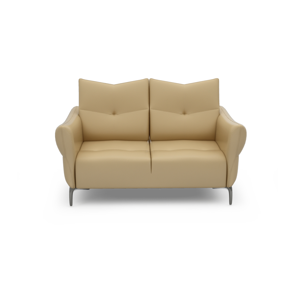 AFFING – Modular Push-Back Fabric / Leather Sofa (3-seater)