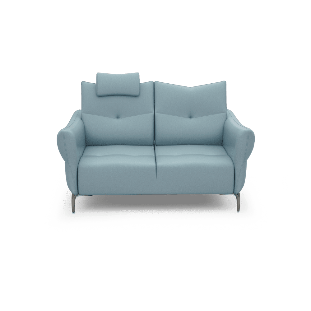 AFFING – Modular Push-Back Fabric / Leather Sofa (3-seater)