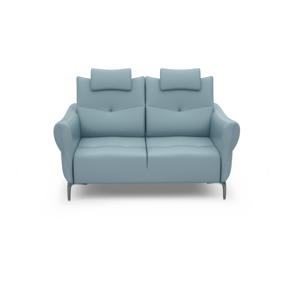 AFFING – Modular Push-Back Fabric / Leather Sofa (3-seater)