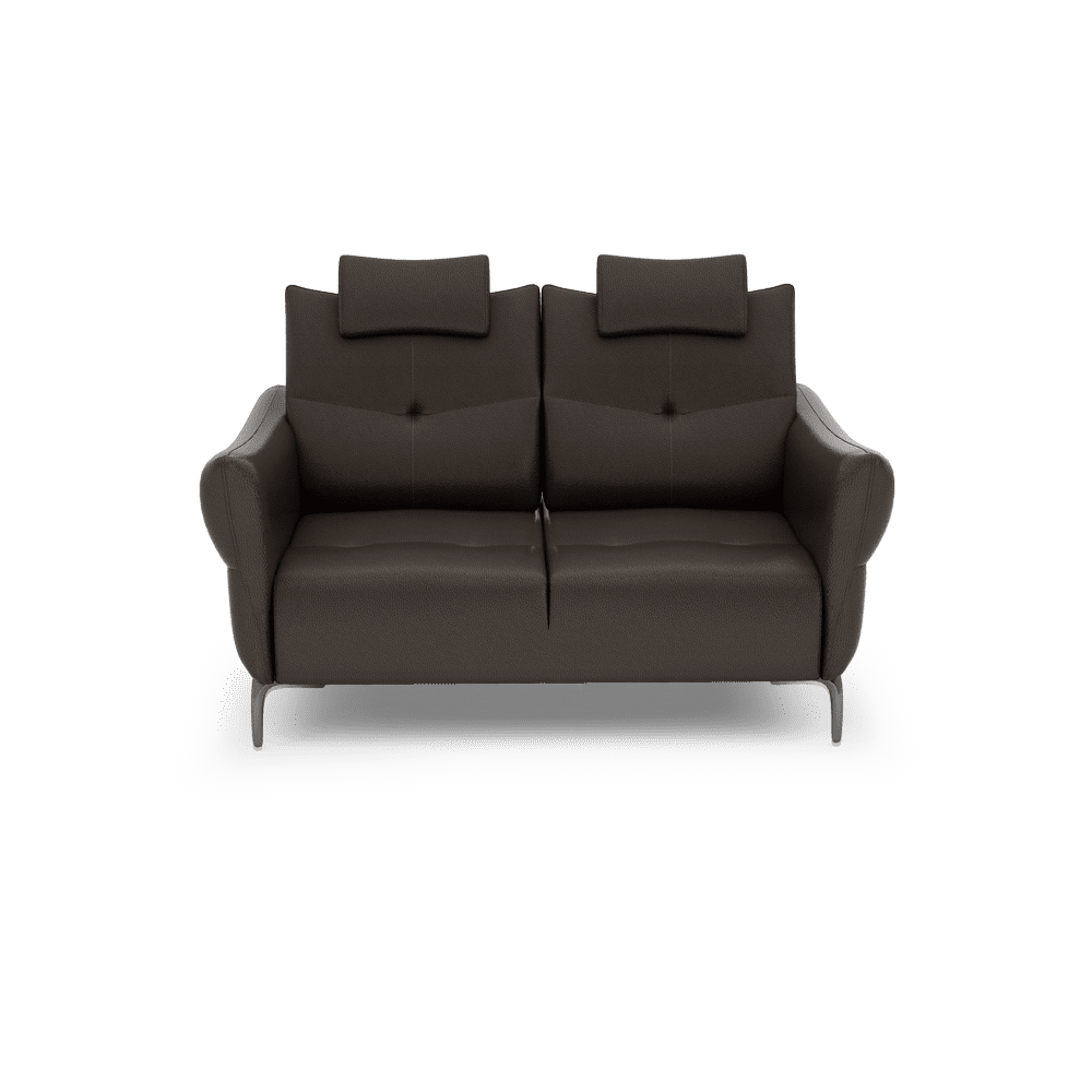 AFFING – Modular Push-Back Fabric / Leather Sofa (1-seater)
