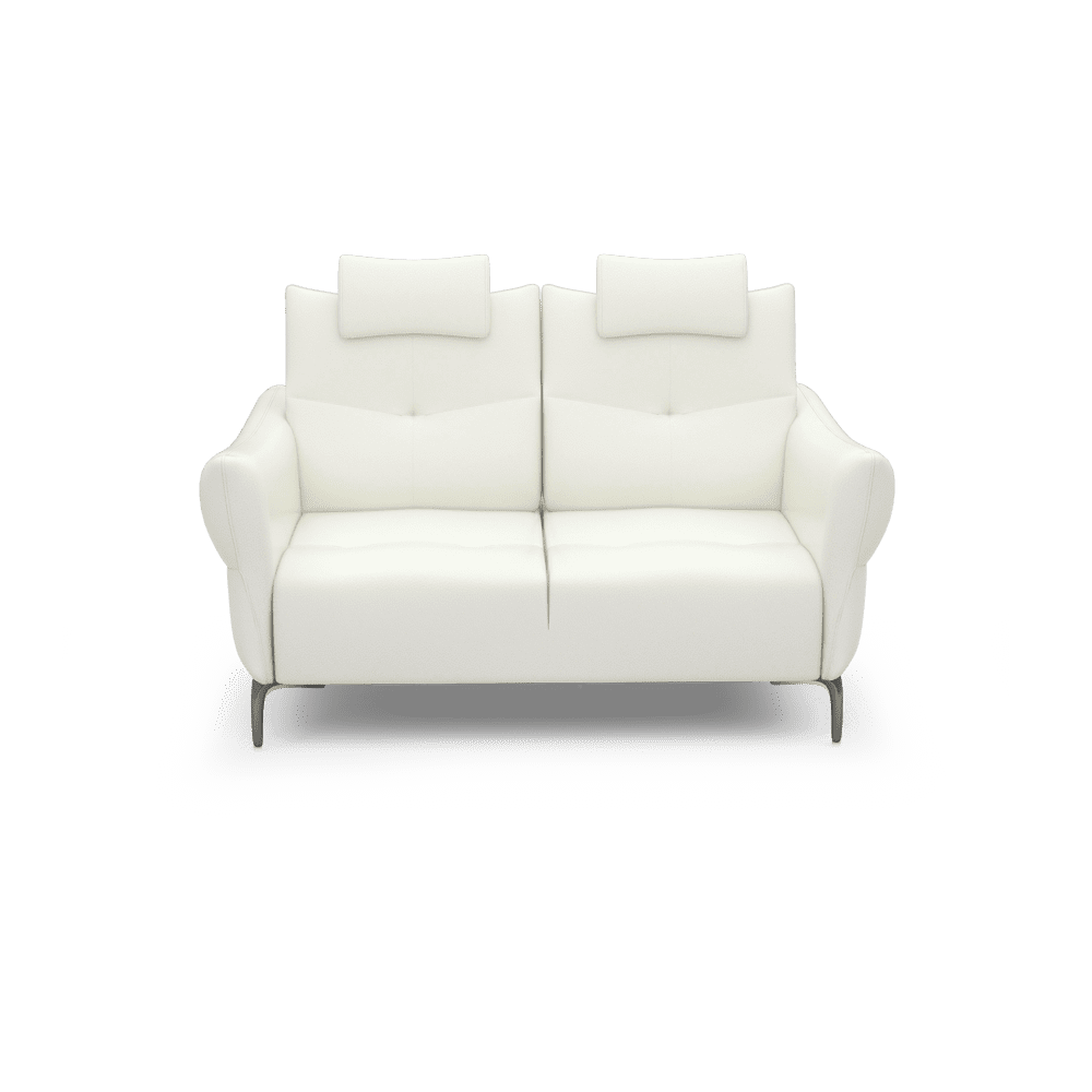 AFFING – Modular Push-Back Fabric / Leather Sofa (2-seater)