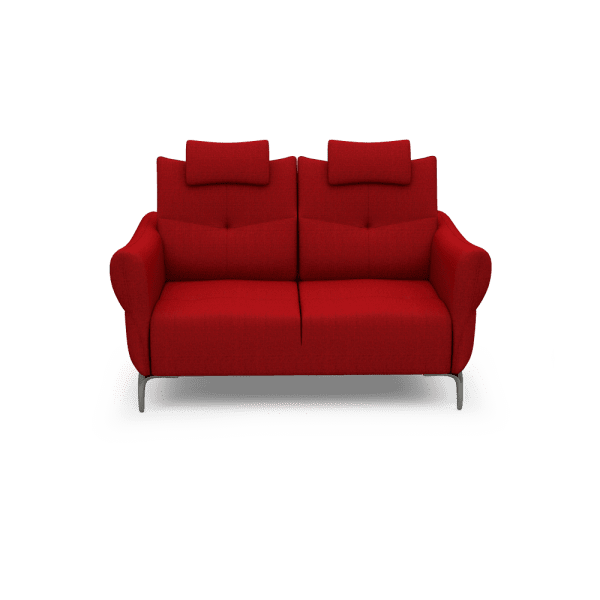 AFFING – Modular Push-Back Fabric / Leather Sofa (2-seater)