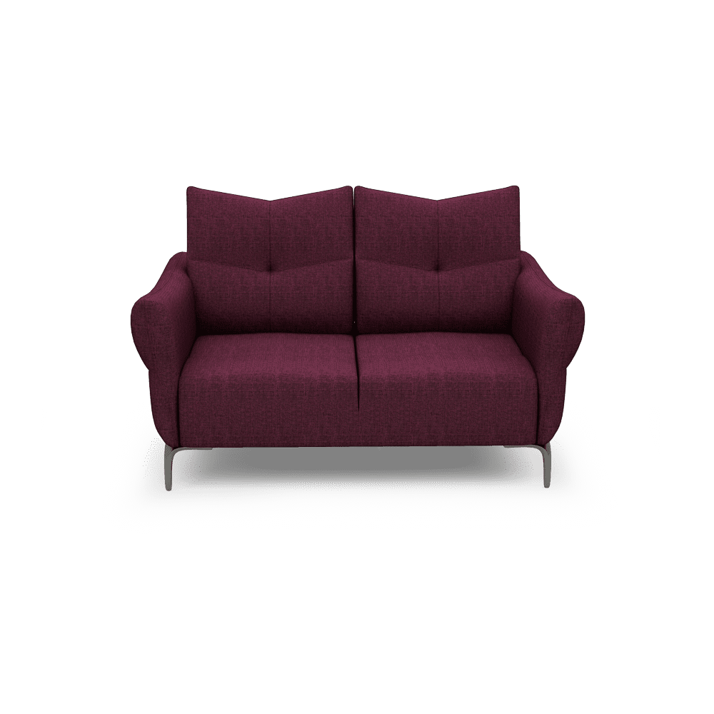 AFFING – Modular Push-Back Fabric / Leather Sofa (3-seater)
