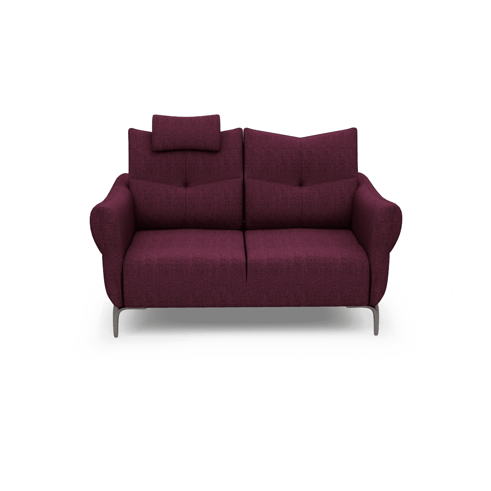 AFFING – Modular Push-Back Fabric / Leather Sofa (3-seater)