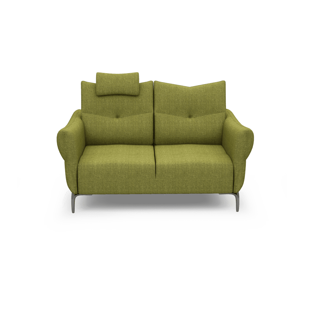 AFFING – Modular Push-Back Fabric / Leather Sofa (3-seater)