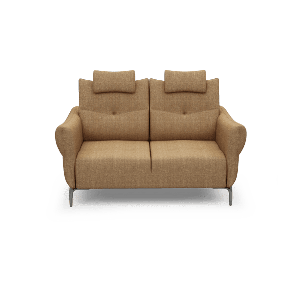 AFFING – Modular Push-Back Fabric / Leather Sofa (2-seater)