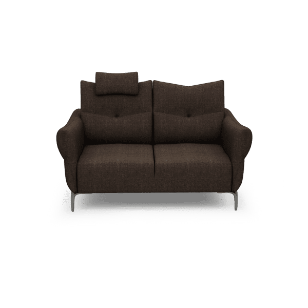 AFFING – Modular Push-Back Fabric / Leather Sofa (2-seater)