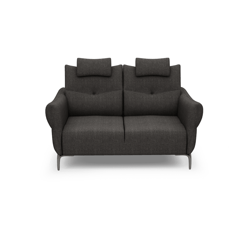 AFFING – Modular Push-Back Fabric / Leather Sofa (2-seater)