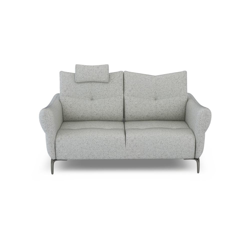 AFFING – Modular Push-Back Fabric / Leather Sofa (3-seater)