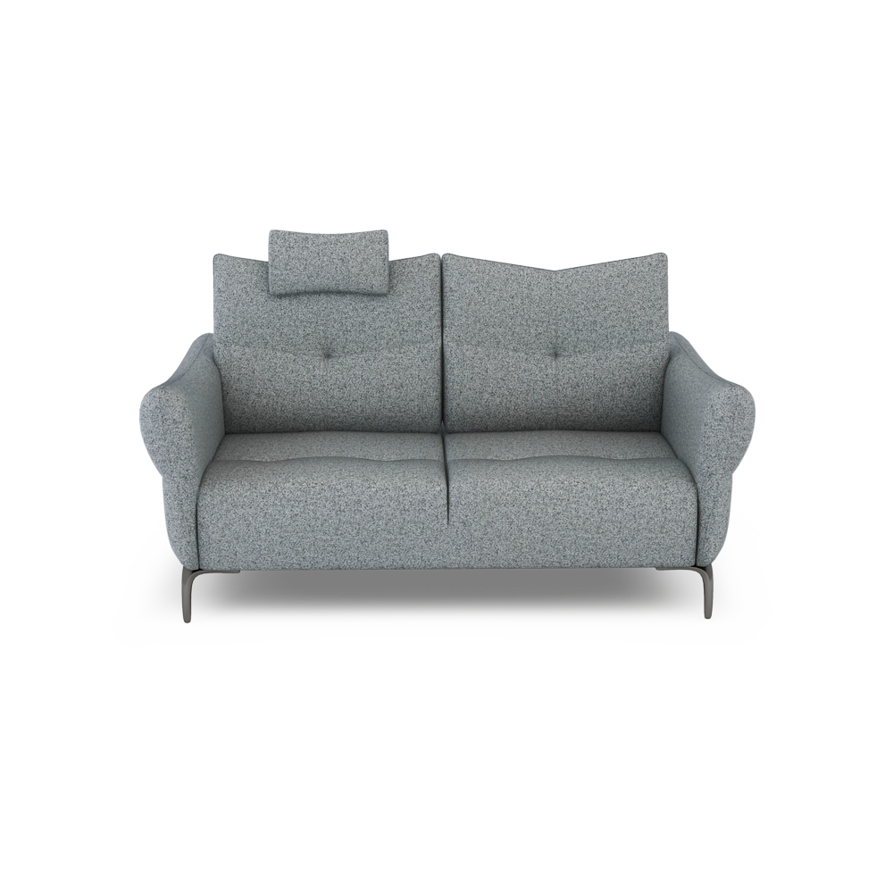 AFFING – Modular Push-Back Fabric / Leather Sofa (3-seater)