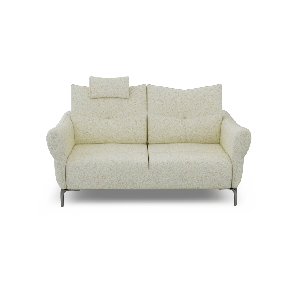AFFING – Modular Push-Back Fabric / Leather Sofa (3-seater)