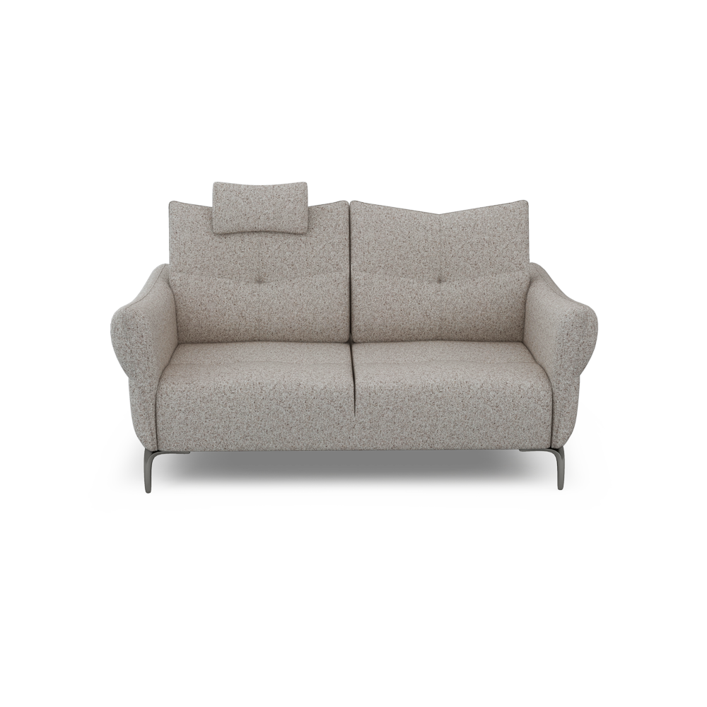 AFFING – Modular Push-Back Fabric / Leather Sofa (3-seater)