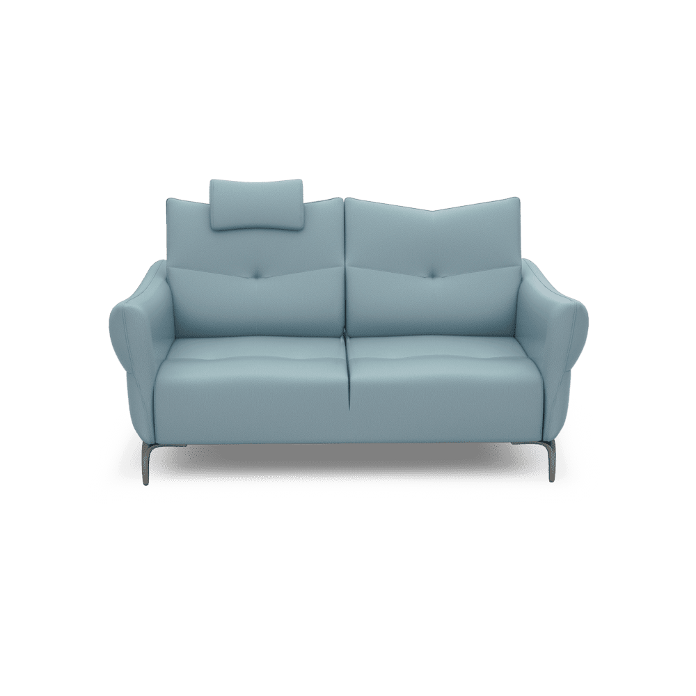 AFFING – Modular Push-Back Fabric / Leather Sofa (3-seater)