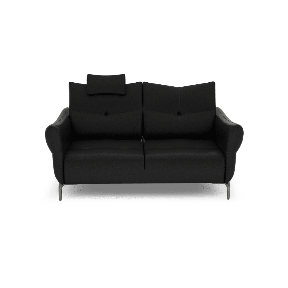 AFFING – Modular Push-Back Fabric / Leather Sofa (3-seater)