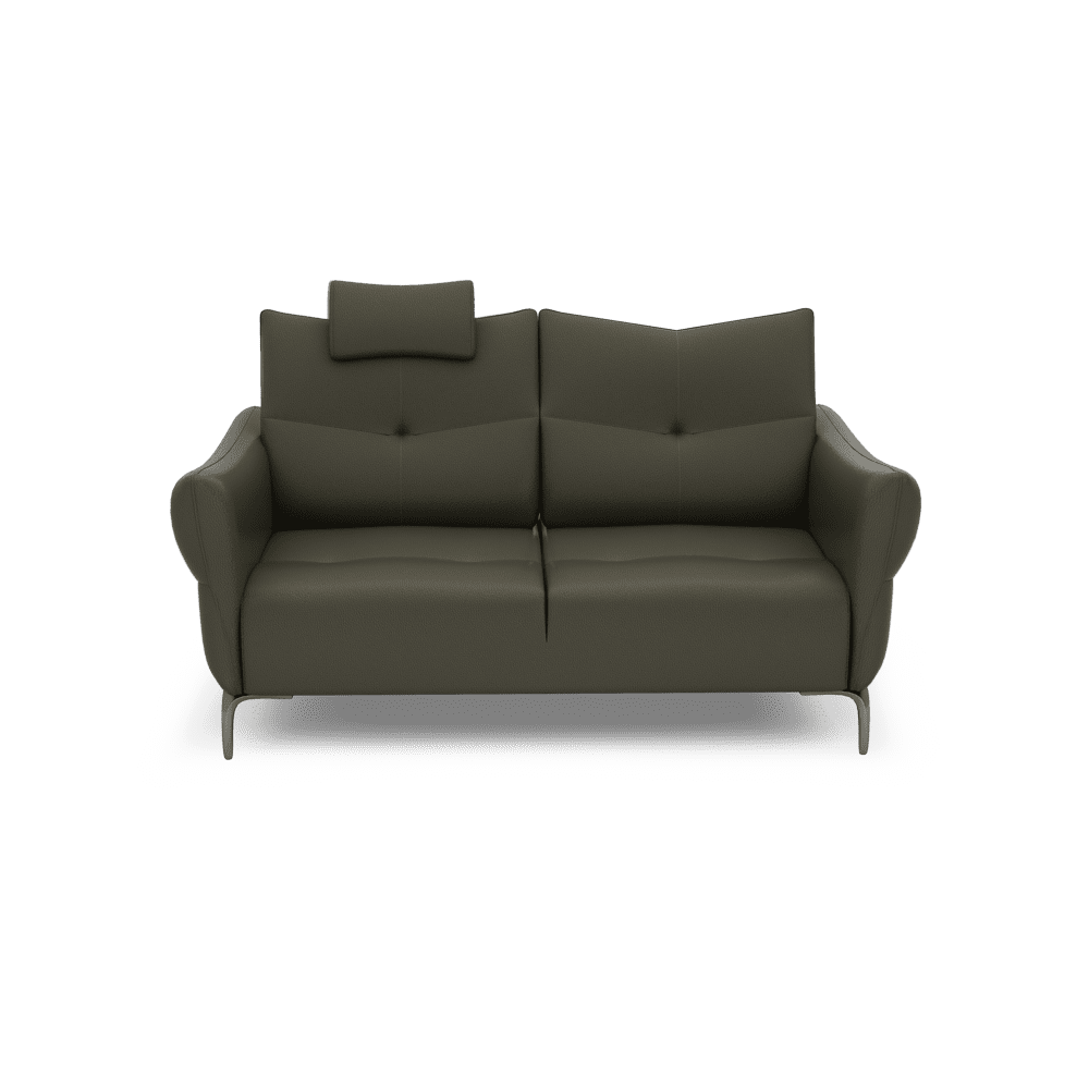 AFFING – Modular Push-Back Fabric / Leather Sofa (3-seater)