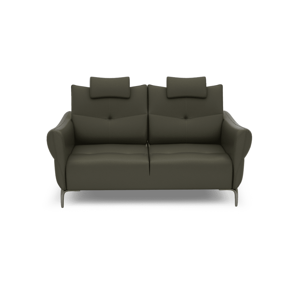 AFFING – Modular Push-Back Fabric / Leather Sofa (3-seater)