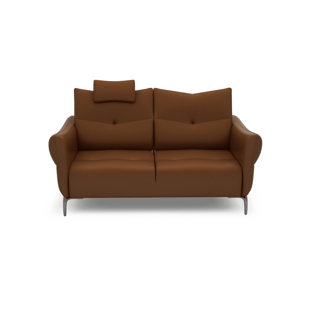AFFING – Modular Push-Back Fabric / Leather Sofa (3-seater)