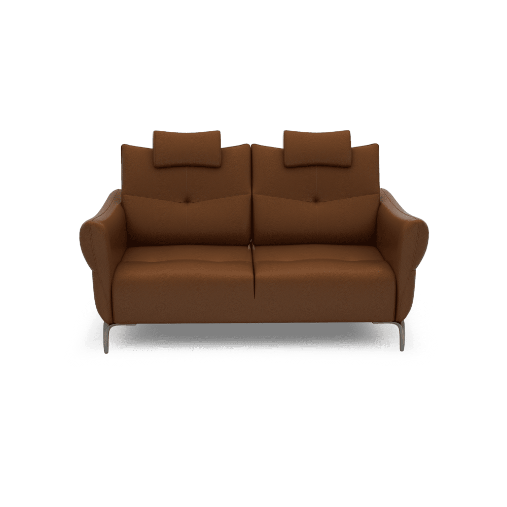 AFFING – Modular Push-Back Fabric / Leather Sofa (3-seater)