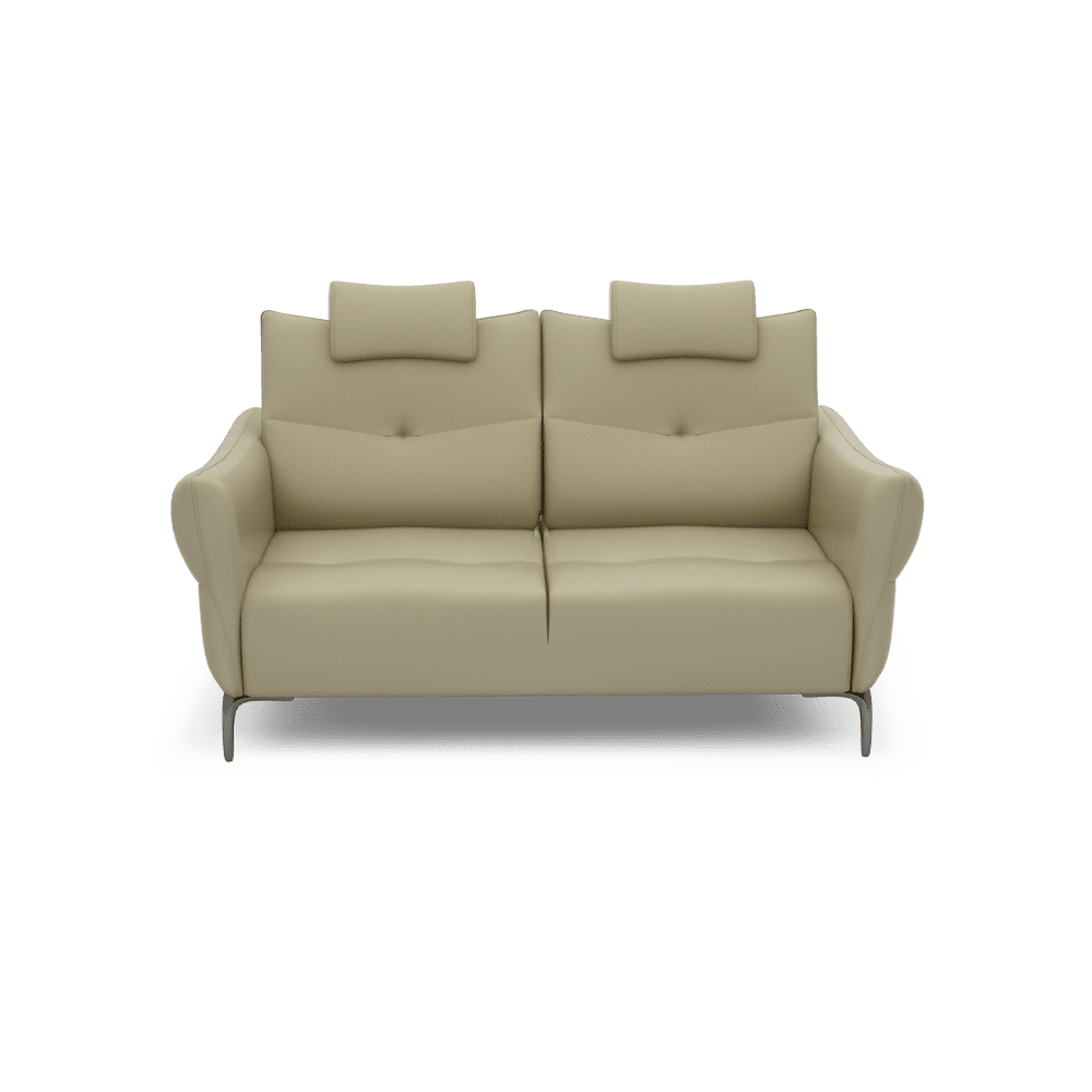AFFING – Modular Push-Back Fabric / Leather Sofa (3-seater)