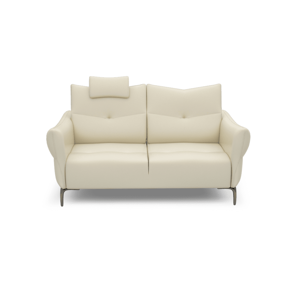 AFFING – Modular Push-Back Fabric / Leather Sofa (3-seater)