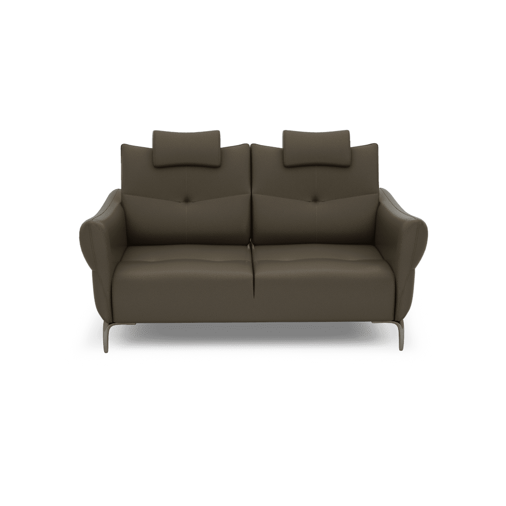 AFFING – Modular Push-Back Fabric / Leather Sofa (3-seater)