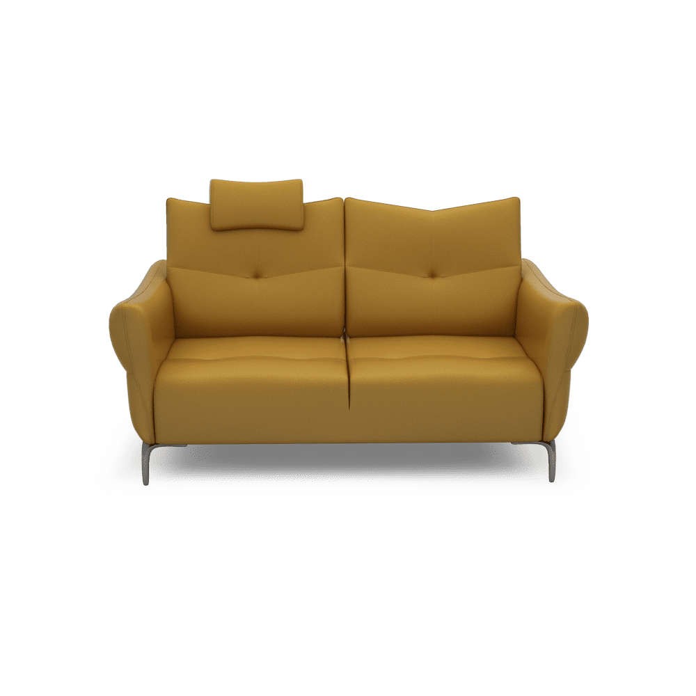 AFFING – Modular Push-Back Fabric / Leather Sofa (3-seater)