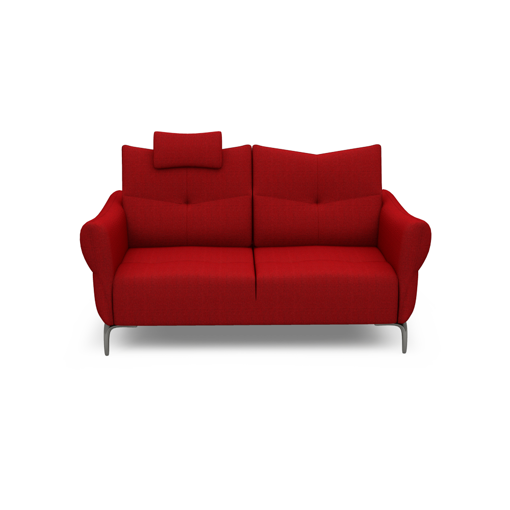 AFFING – Modular Push-Back Fabric / Leather Sofa (3-seater)