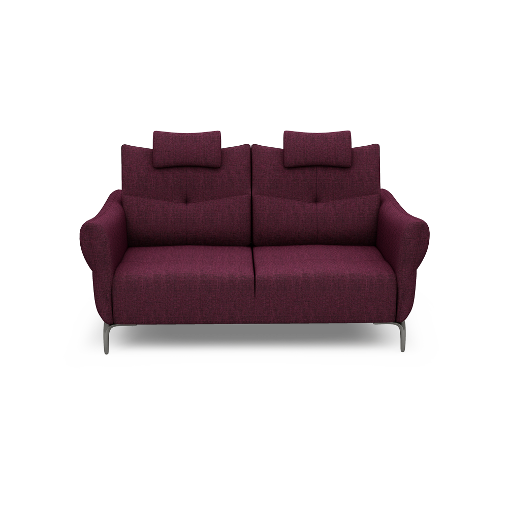 AFFING – Modular Push-Back Fabric / Leather Sofa (3-seater)