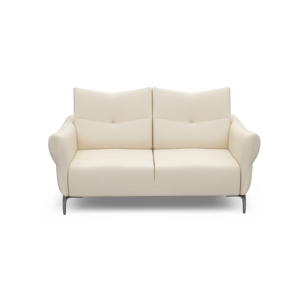 AFFING – Modular Push-Back Fabric / Leather Sofa (3-seater)