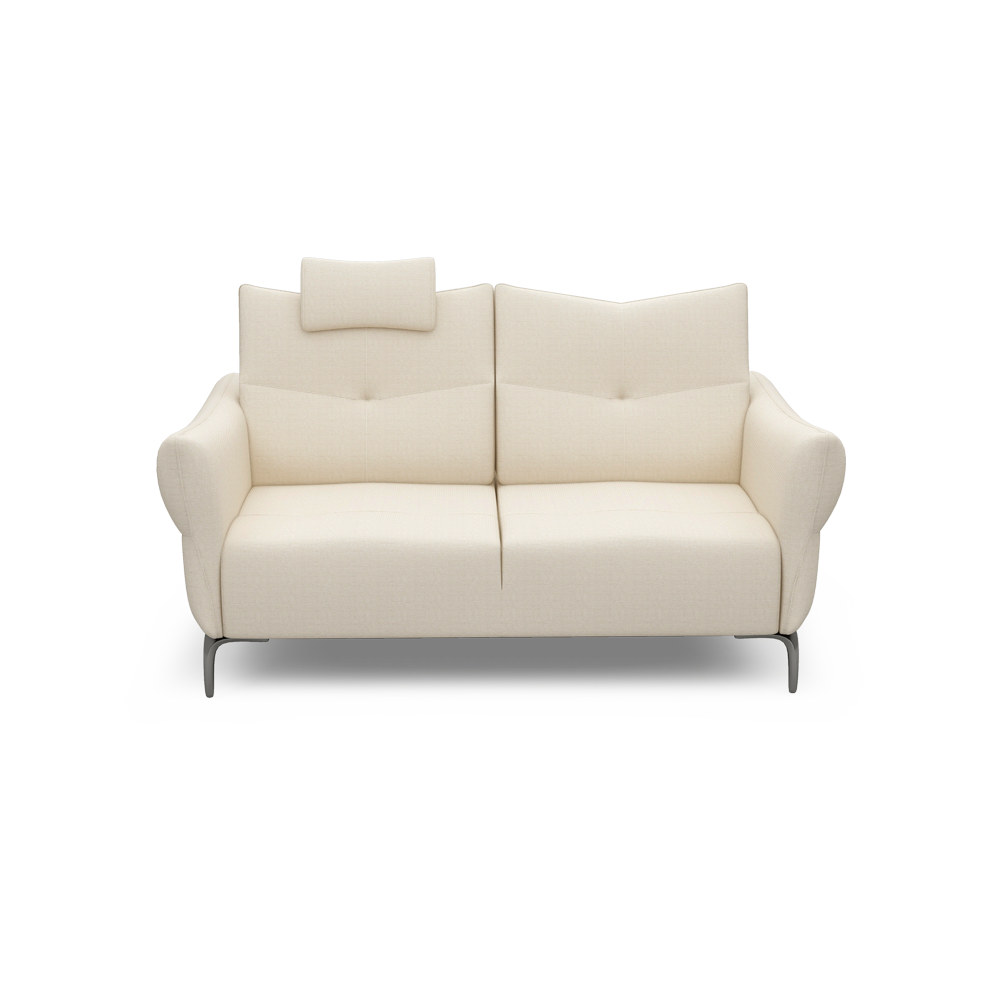 AFFING – Modular Push-Back Fabric / Leather Sofa (3-seater)