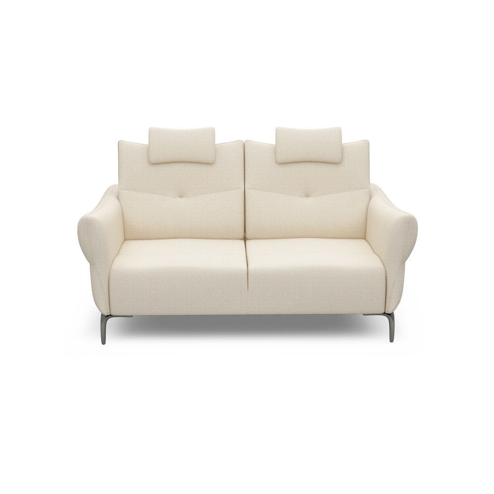AFFING – Modular Push-Back Fabric / Leather Sofa (3-seater)