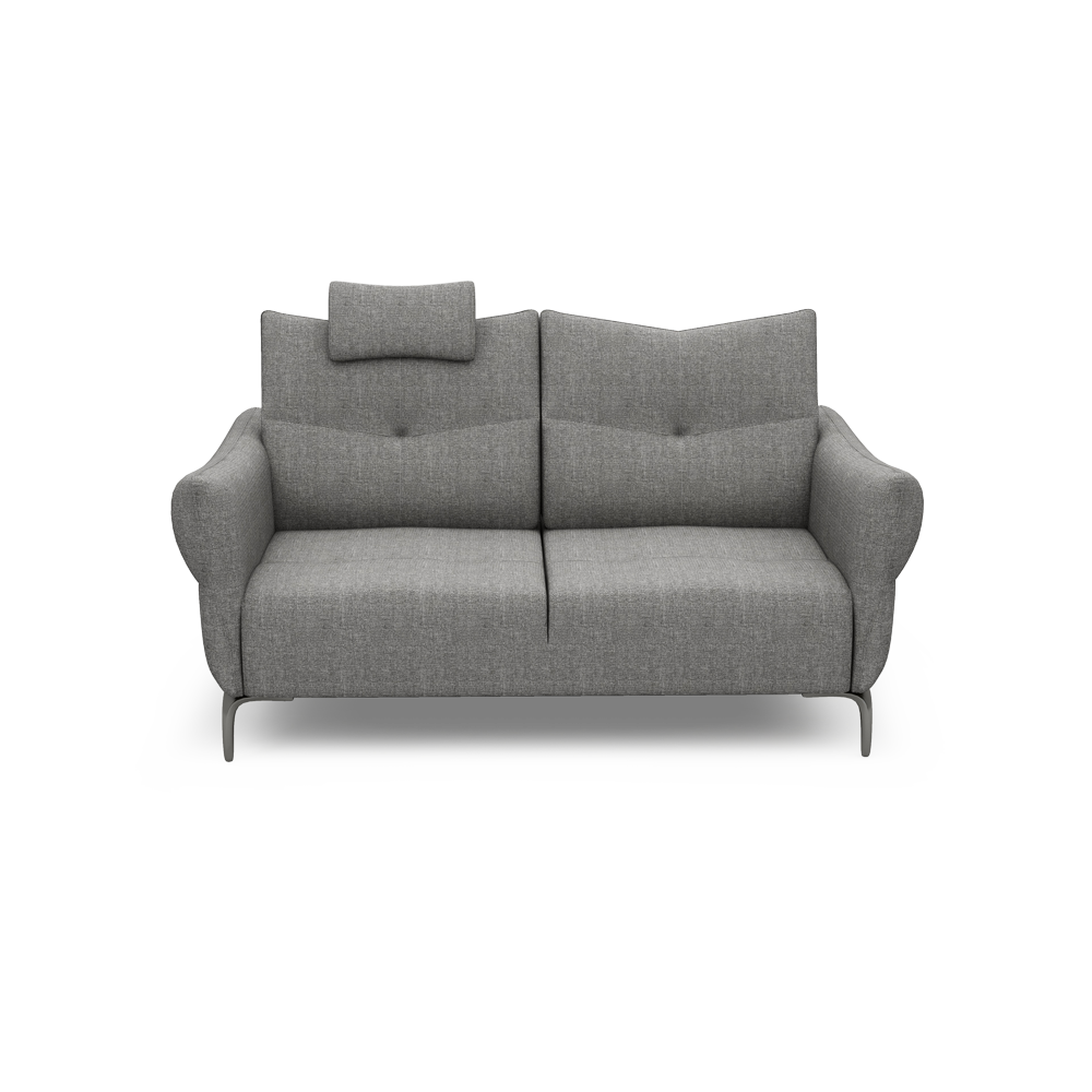 AFFING – Modular Push-Back Fabric / Leather Sofa (3-seater)