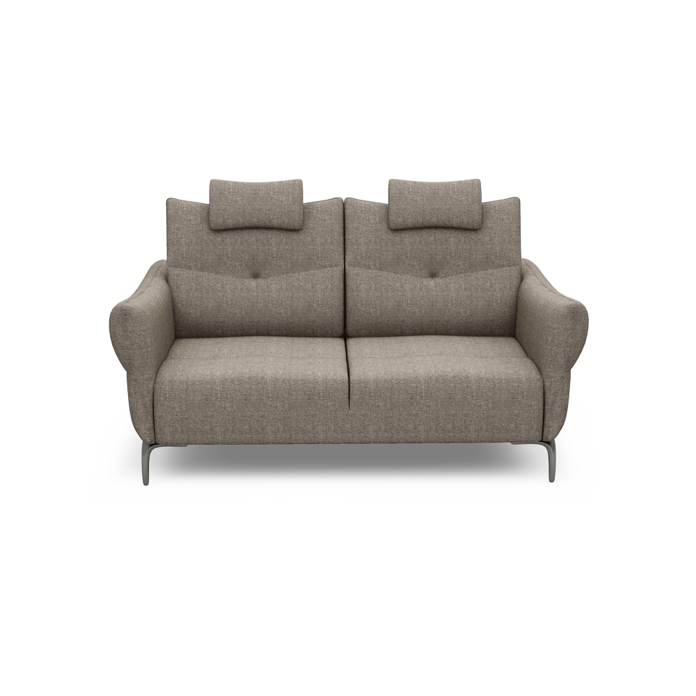 AFFING – Modular Push-Back Fabric / Leather Sofa (3-seater)
