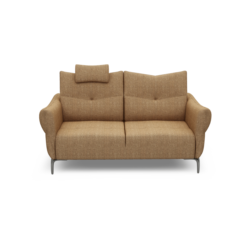 AFFING – Modular Push-Back Fabric / Leather Sofa (3-seater)