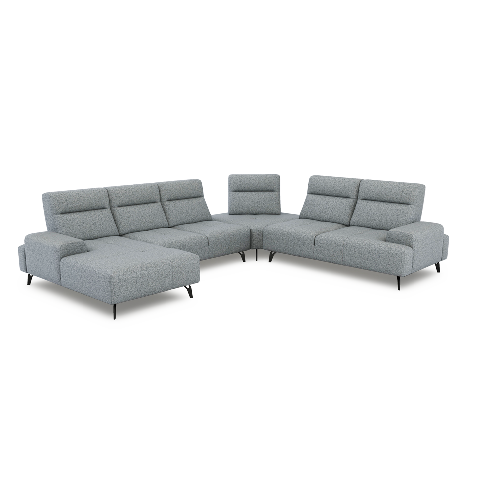 CERVIA – Modular Push-Back Sofa (Corner)